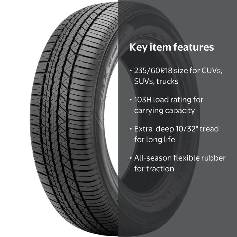 Falken Ziex ZE001 A/S Passenger Tire - 235/60R18 103H - All Season