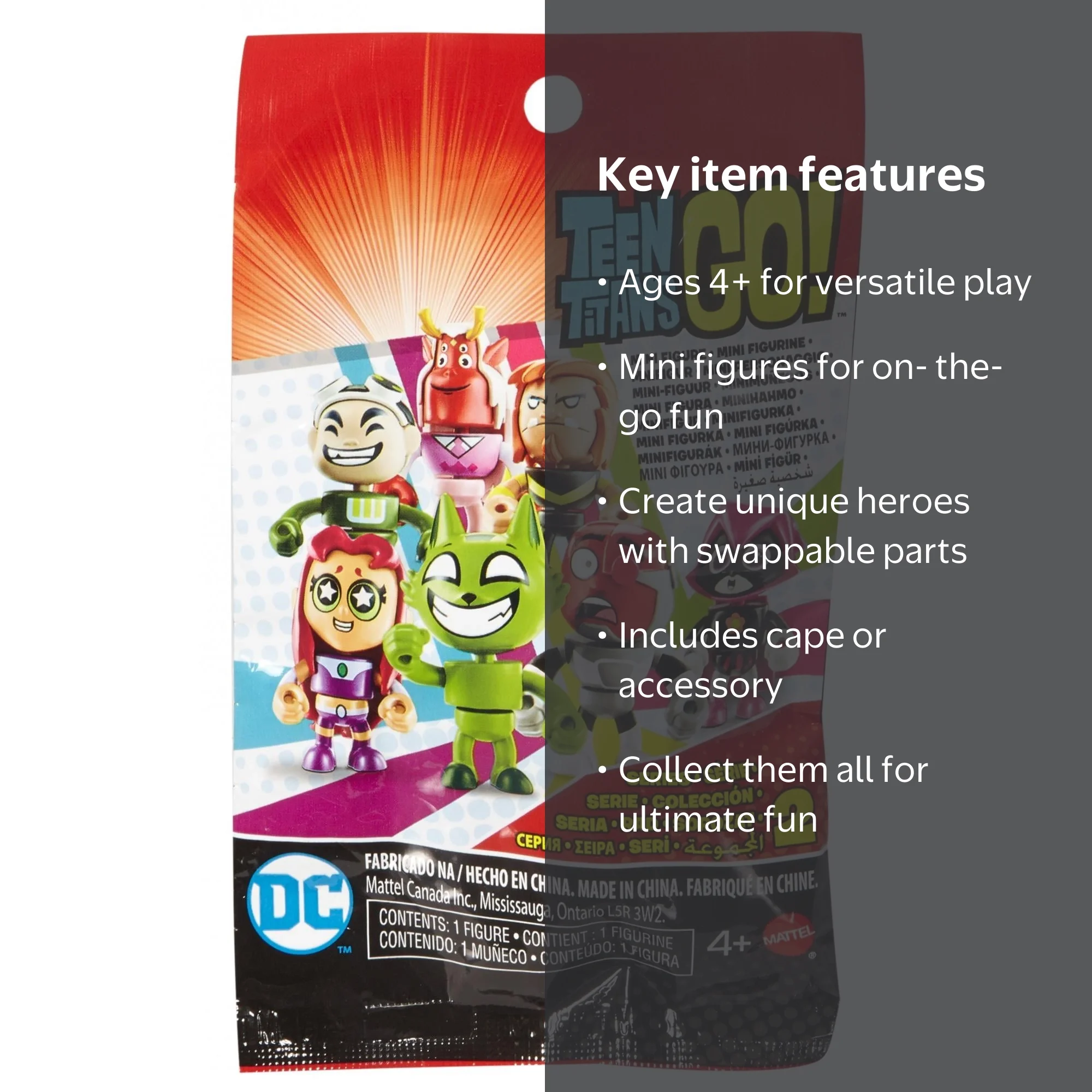 Teen Titans Go! Mini Figure Blind Bag (Styles May Vary) - Walmart.com