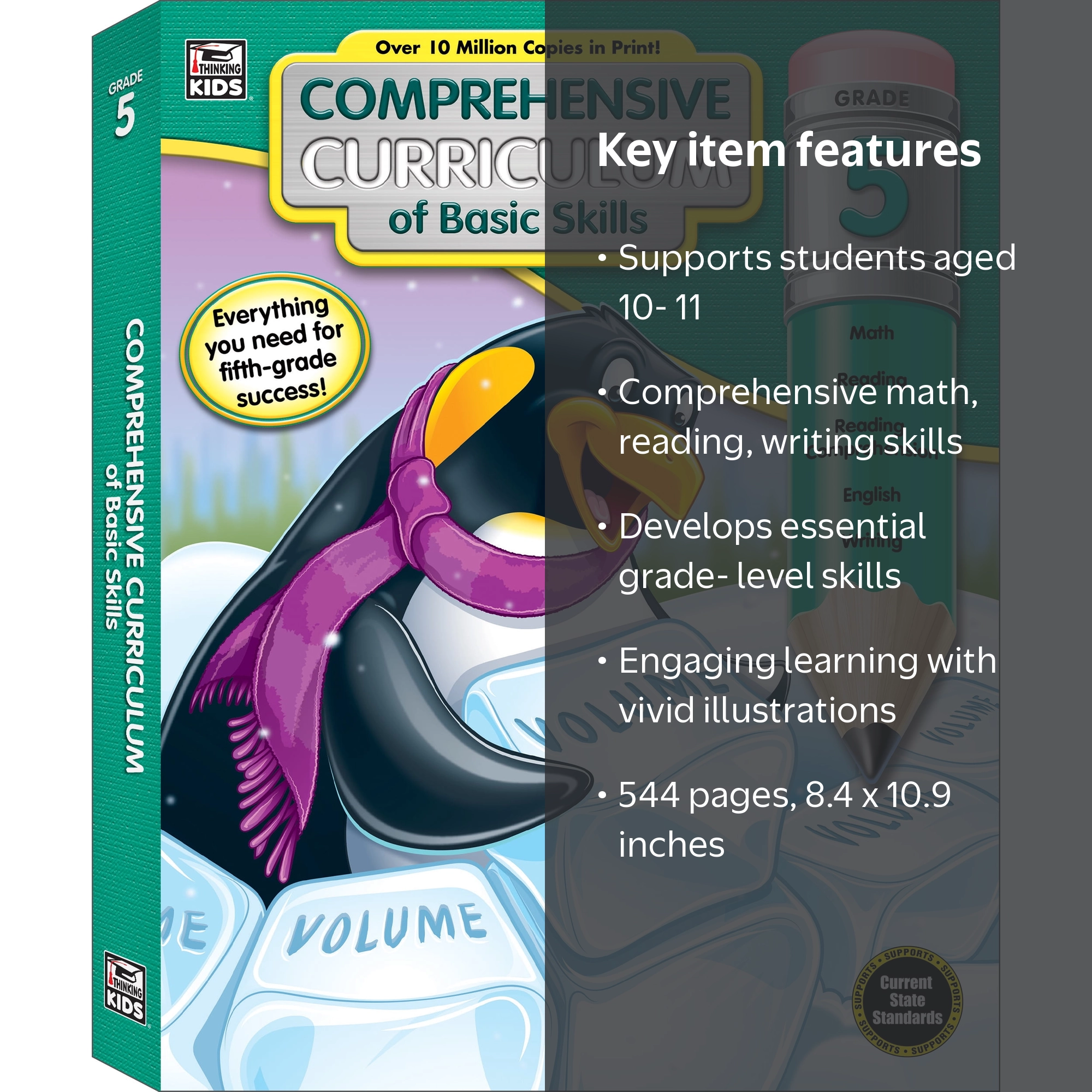 Thinking Kids, Basic Skills Workbook, 544 pages, Grade 5 - Walmart.com