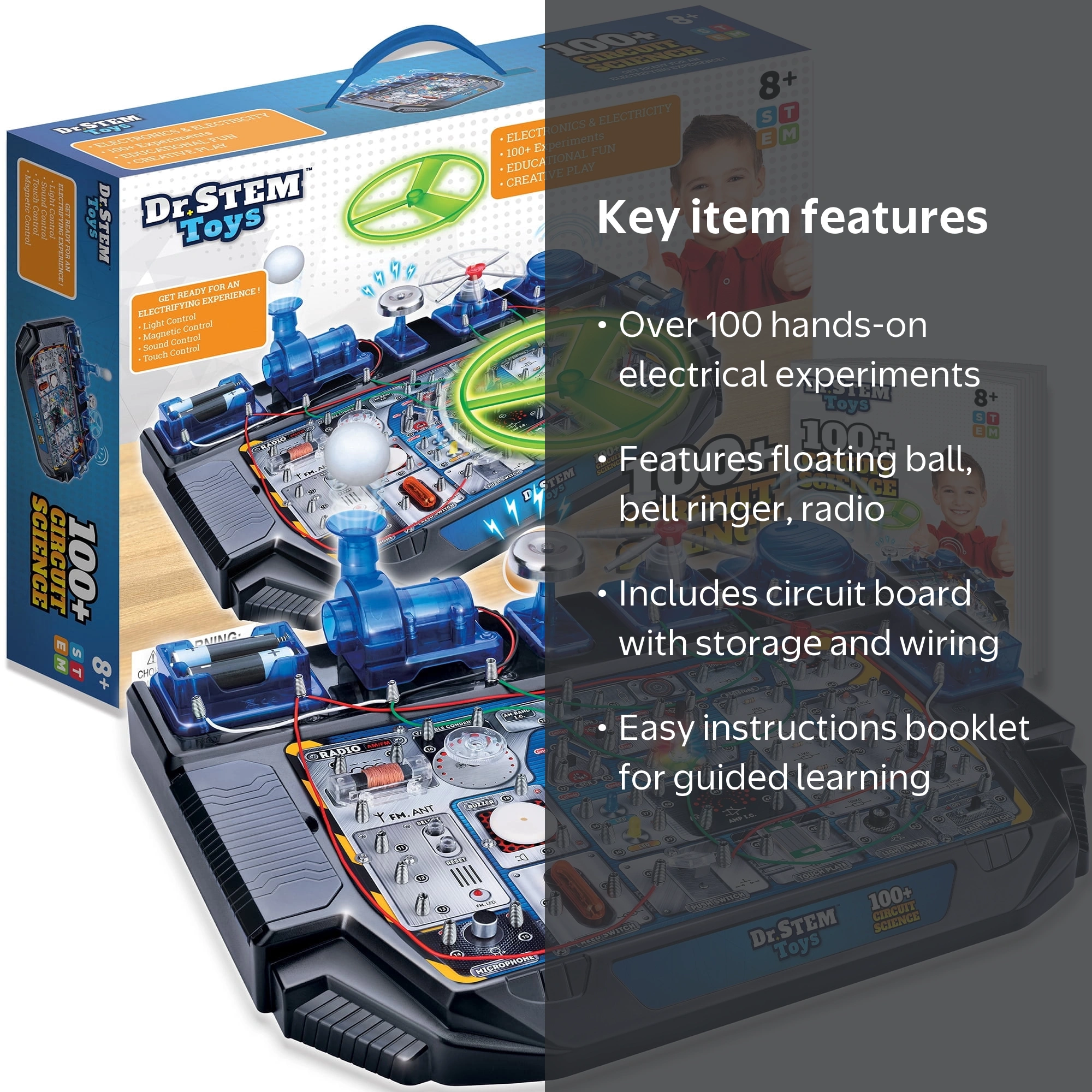 Dr. STEM Toys Circuit Science Kit, Includes Over 100 Electrical