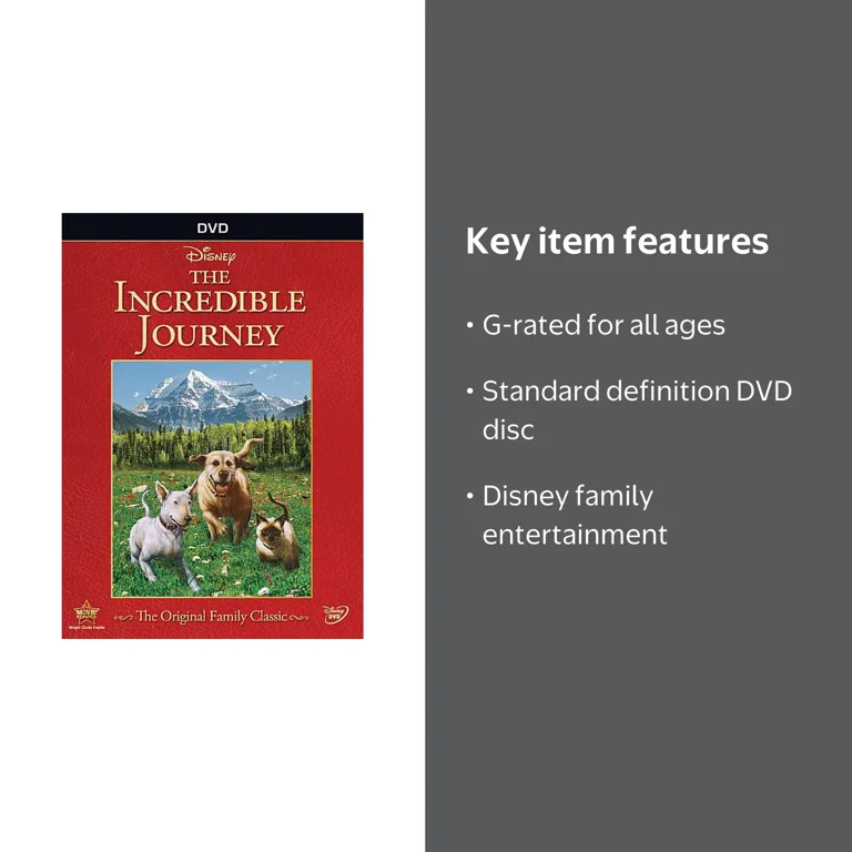 The Incredible Journey (DVD) - Walmart.com