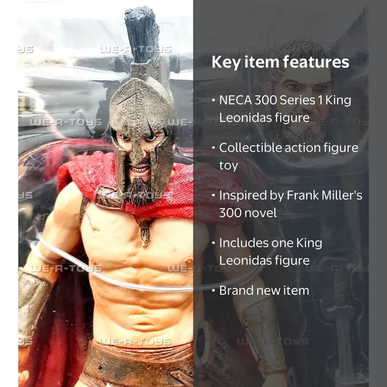 300 Series 1 King Leonidas Figure NECA 49002 - Walmart.com