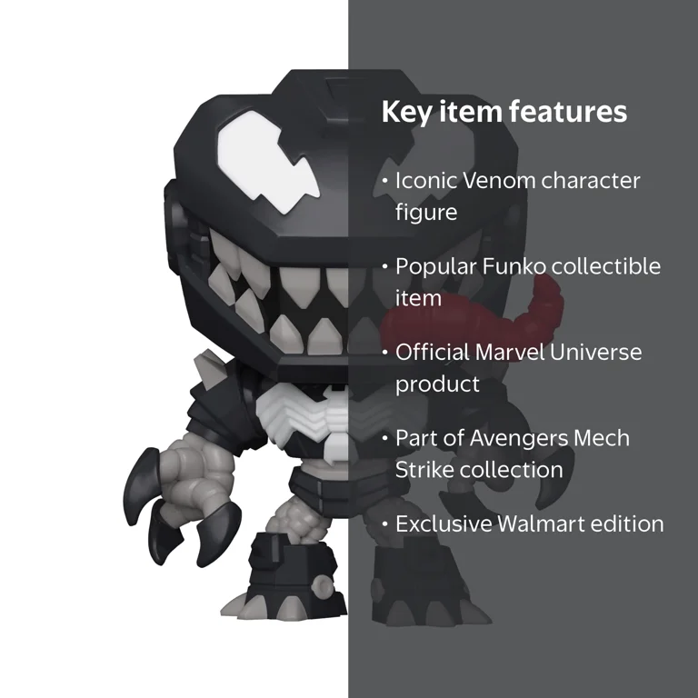 Funko POP! Marvel Figure: Avengers Mech Strike - Venom - Walmart