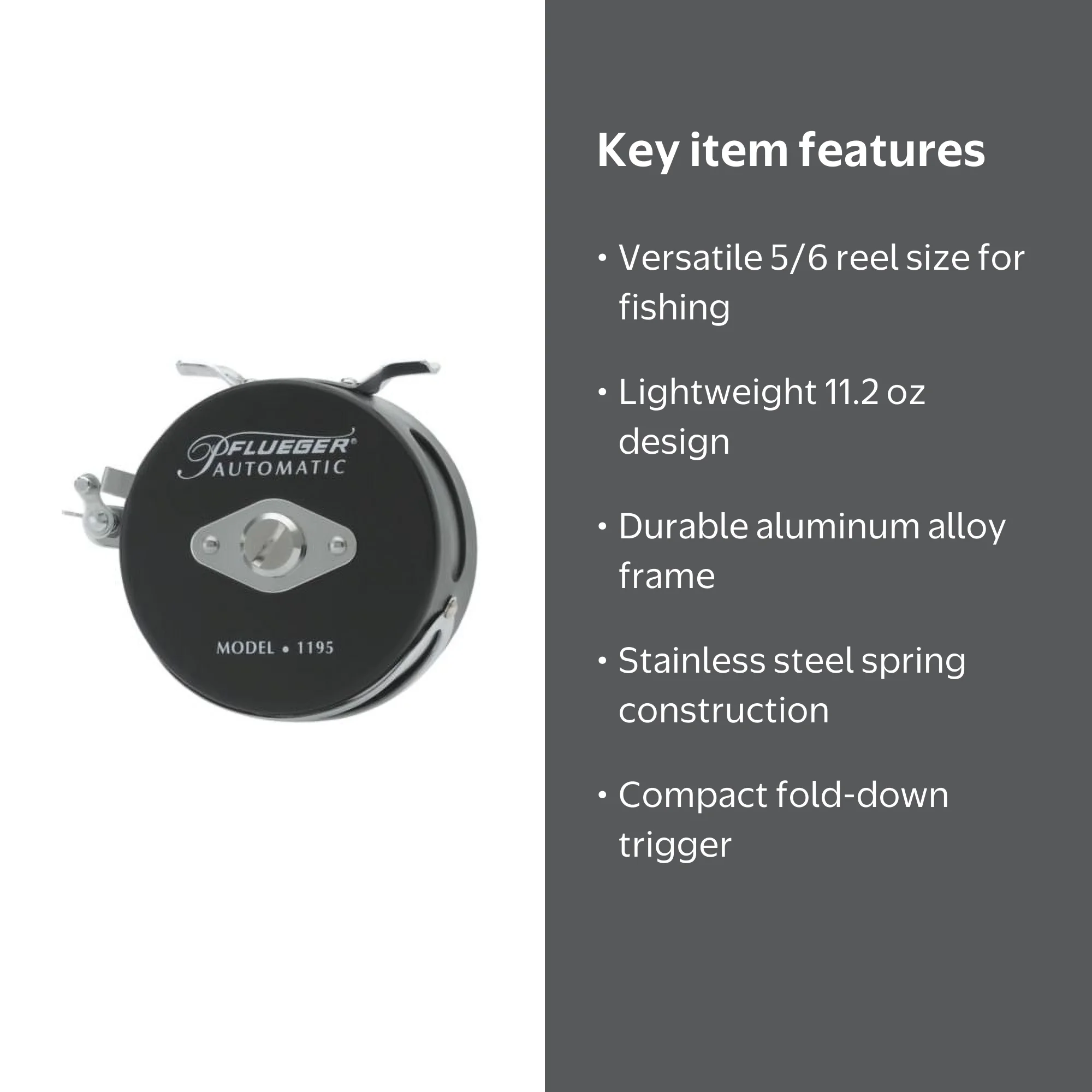 Pflueger Automatic Fly Reel, 5/6 Size Fishing Reel - Walmart.com