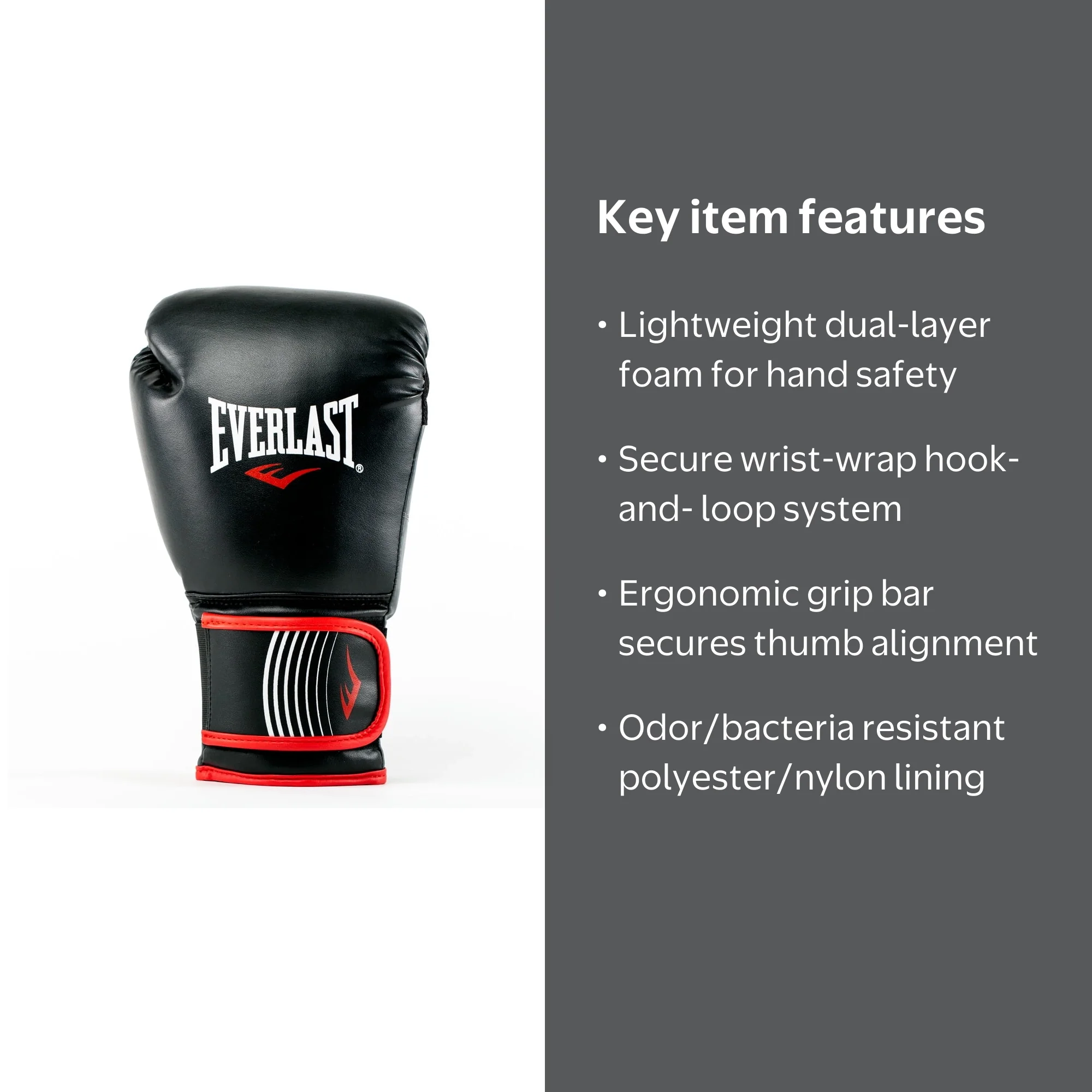 Everlast Core Boxing Glove 16 Oz. Black - Walmart.com