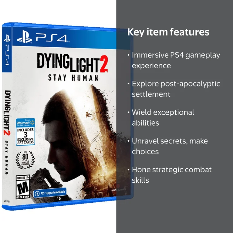 Dying Light 2 Stay Human: Walmart Exclusive - PlayStation 4