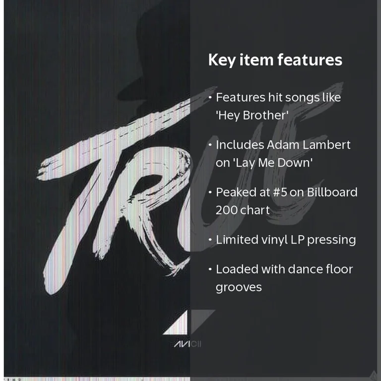 Island Heritage, Vinyl Music Album, Avicii True, Limited LP