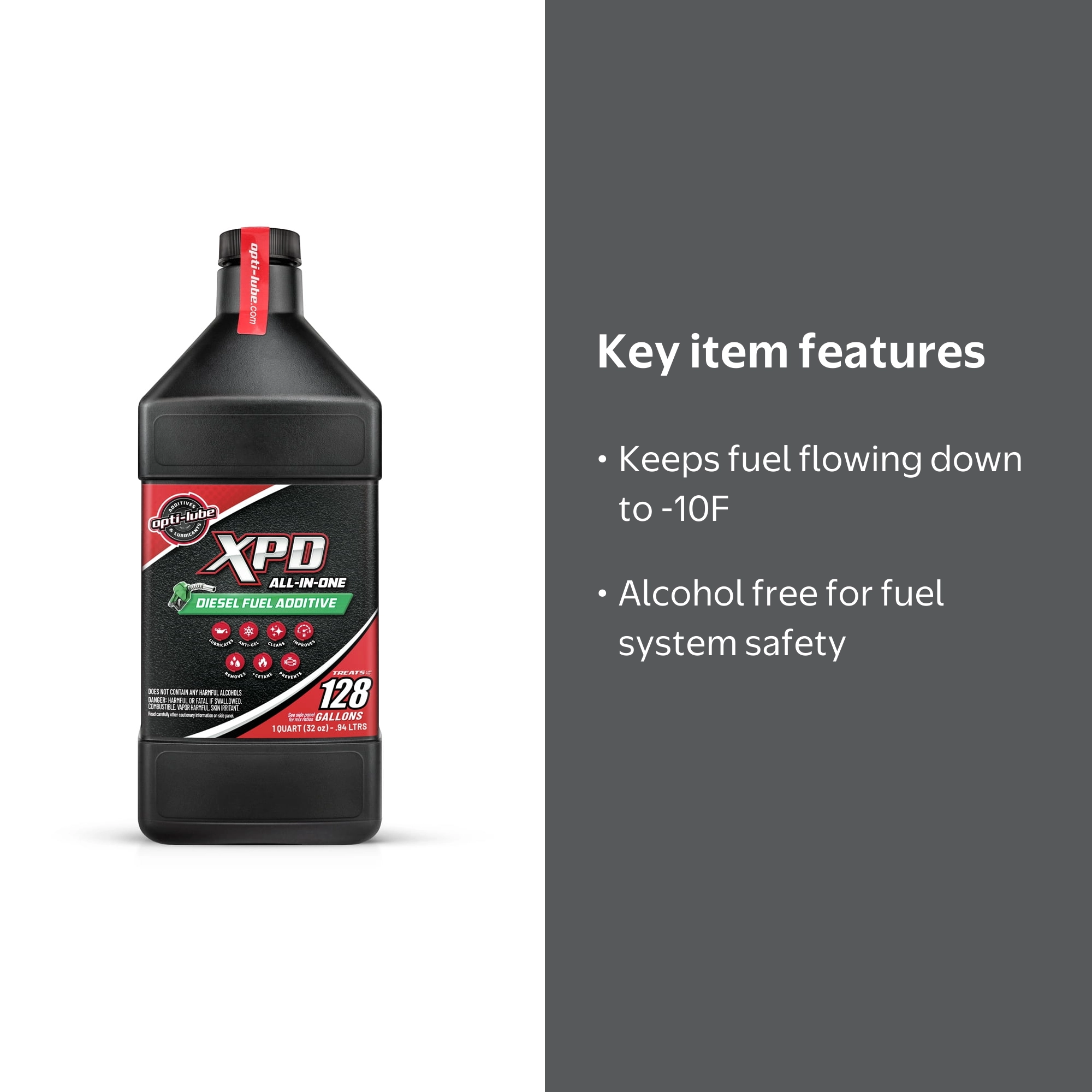 Opti-Lube XPD Diesel Fuel Additive, 1 qt, Lubricity, Cetane