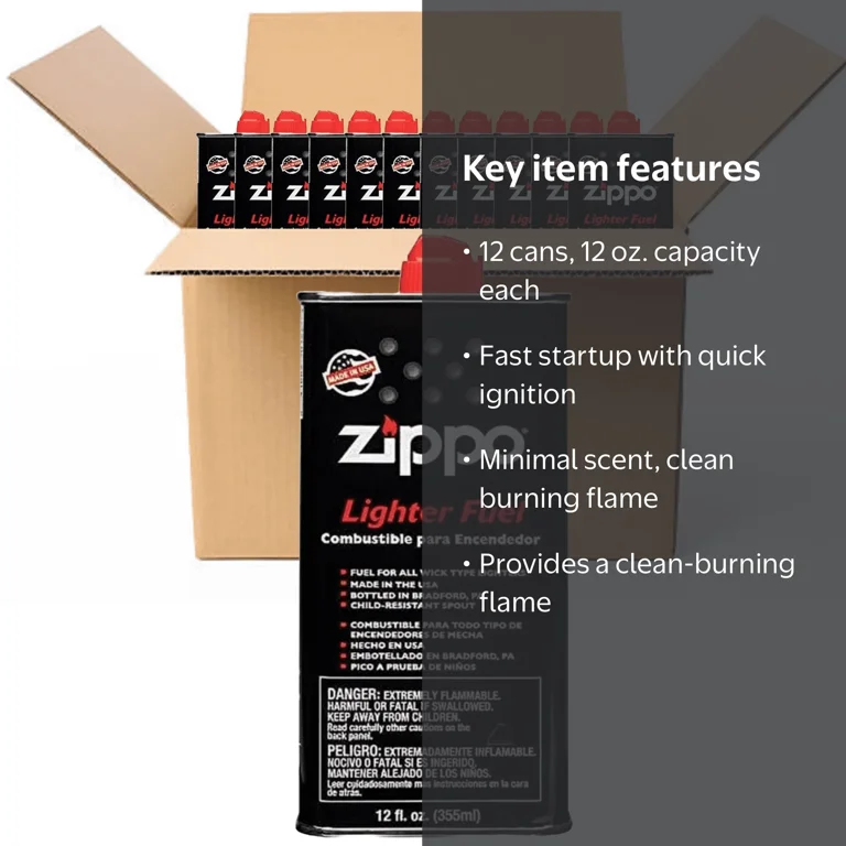 cigarette lighter fluid ingredients Kingsford Odorless Charcoal Fluid, 32 oz clear and double Zippo Manufacturing Company Zippo Lighter