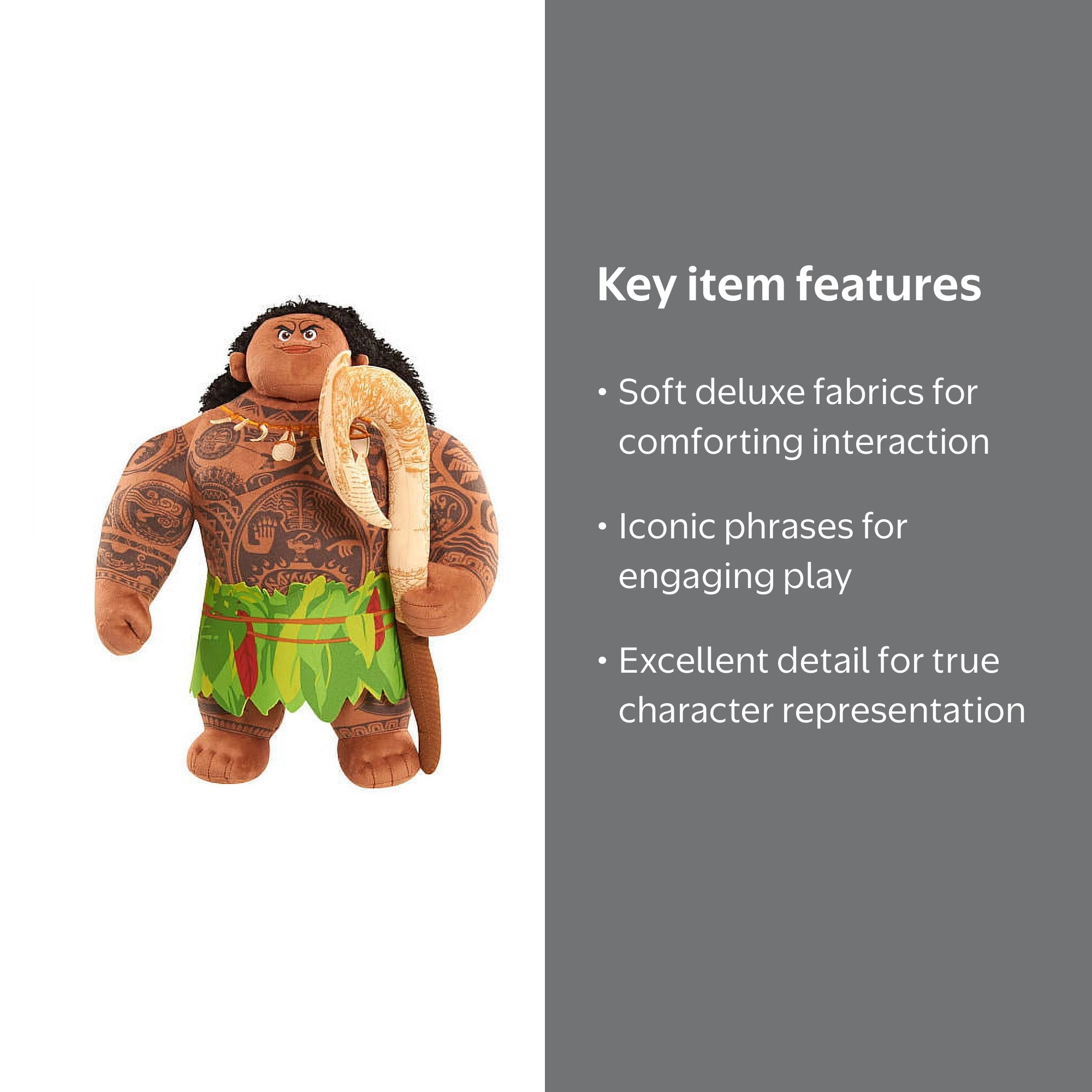 Moana Talking Large Maui Plush - Walmart.com