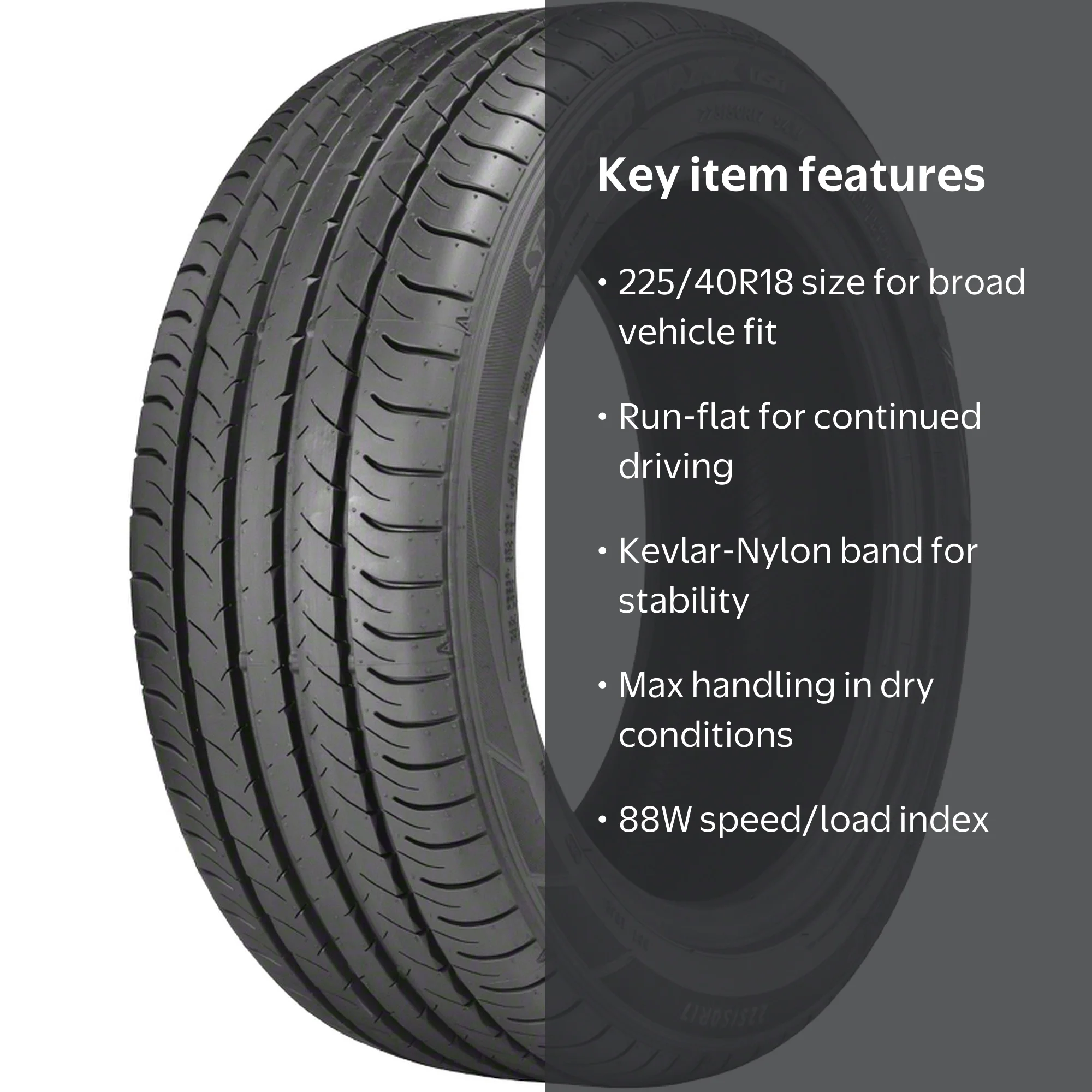 Dunlop SP Sport Maxx 050 Performance 225/40R18 88W Passenger Tire
