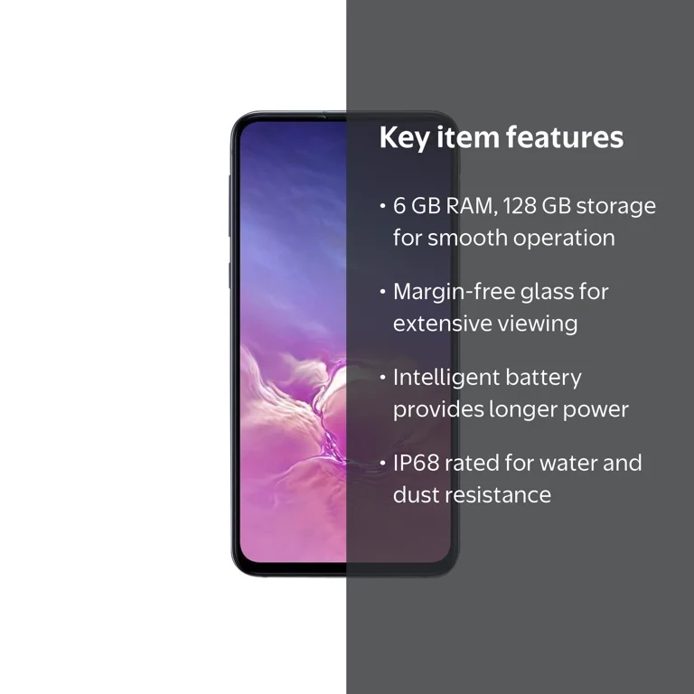 スマートフォン本体 Samsung Galaxy S10e SM-G9700 Snapdragon Samsung Galaxy S10e Unlocked 4G Smartphone RAM 6GB, 128GB memory