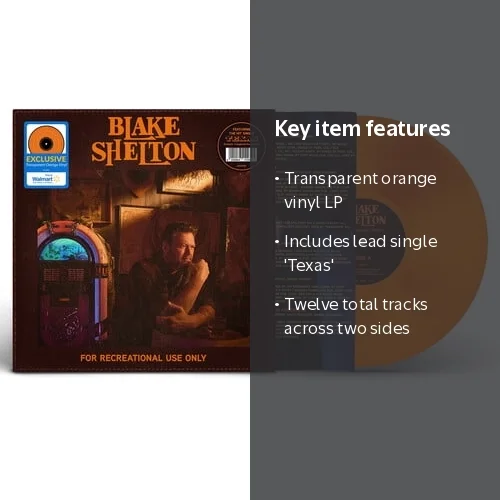 Blake Shelton - For Recreational Use Only - Walmart Exclusive