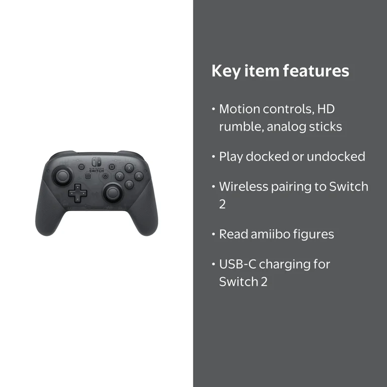 Nintendo Switch Pro Controller Wireless Gamepad with Motion