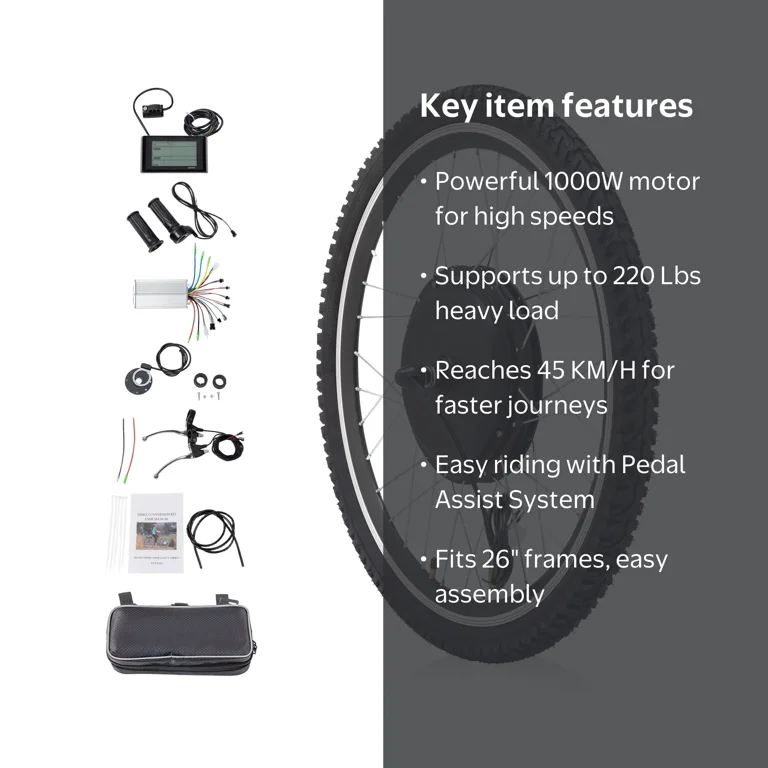 electric motor kit for bicycle with battery 72V 3000W Full Ebike Conversion 20Ah and USA Ktaxon 48V 1000W Electric Bicycle