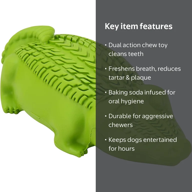 Arm & Hammer Super Treadz Gator Durable Dog Dental Toy - Walmart.com Arm & Hammer Super Treadz Gator Durable Dog Dental Toy - Walmart.com