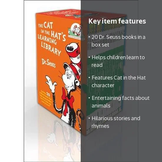 The Cat in The Hat's Learning Library 20 Books Box Set By Dr Seuss