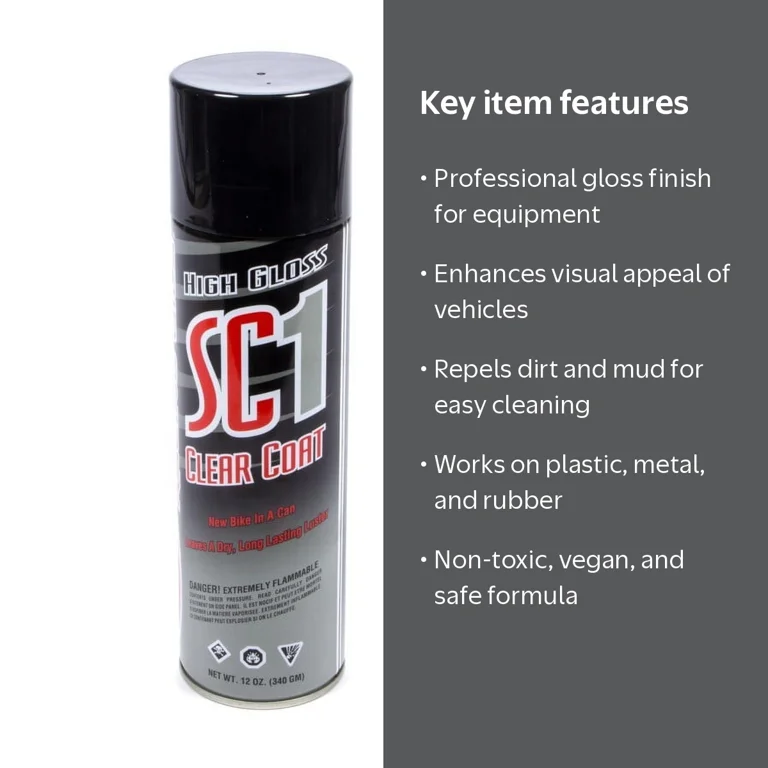 Maxima Racing Oils SC1 High Gloss Coating, Silicone Spray, Mud