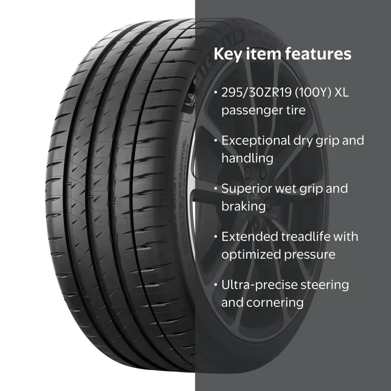 Michelin Pilot Sport 4S Performance 295/30ZR19 (100Y) XL Passenger