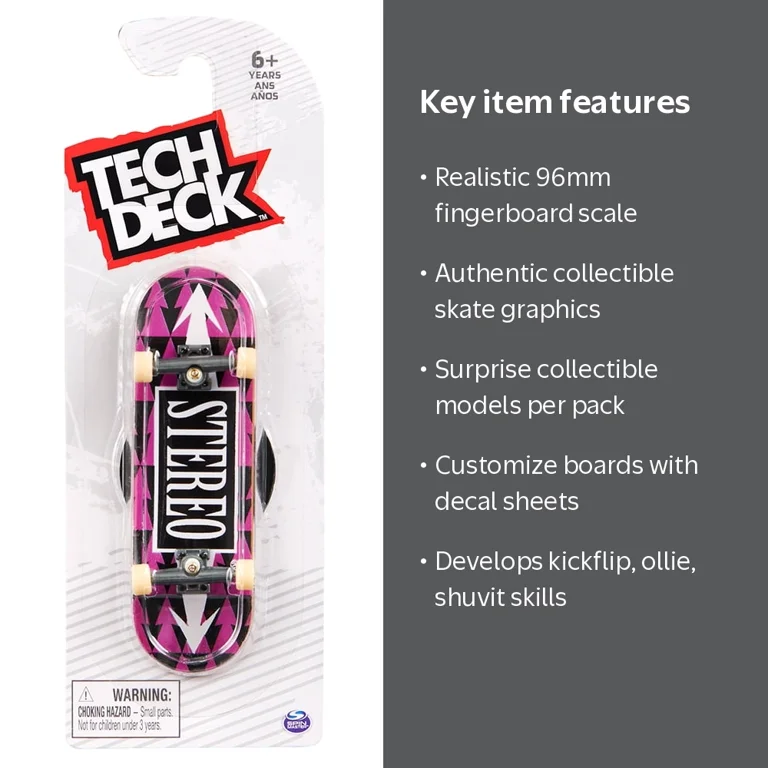 【緊急値下中】ミライグリッシュ フルセット ほぼ未使用 パペット・ワーク付 Tech Deck 96mm Boards - Single Pack (Assorted Styles) - Walmart.com