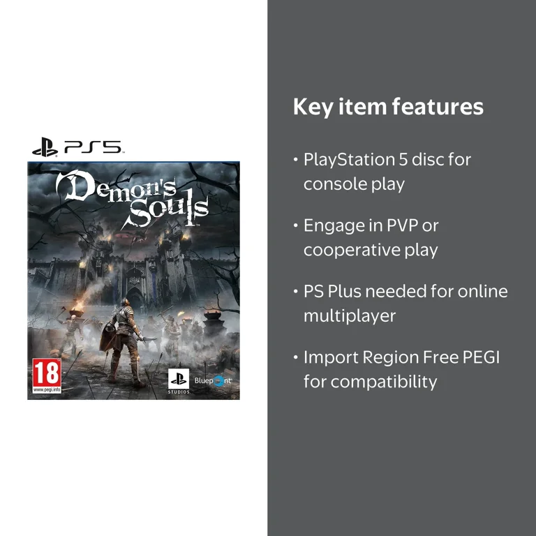 PlayStation, Demon's Souls Physical, Region Free PS5 Version
