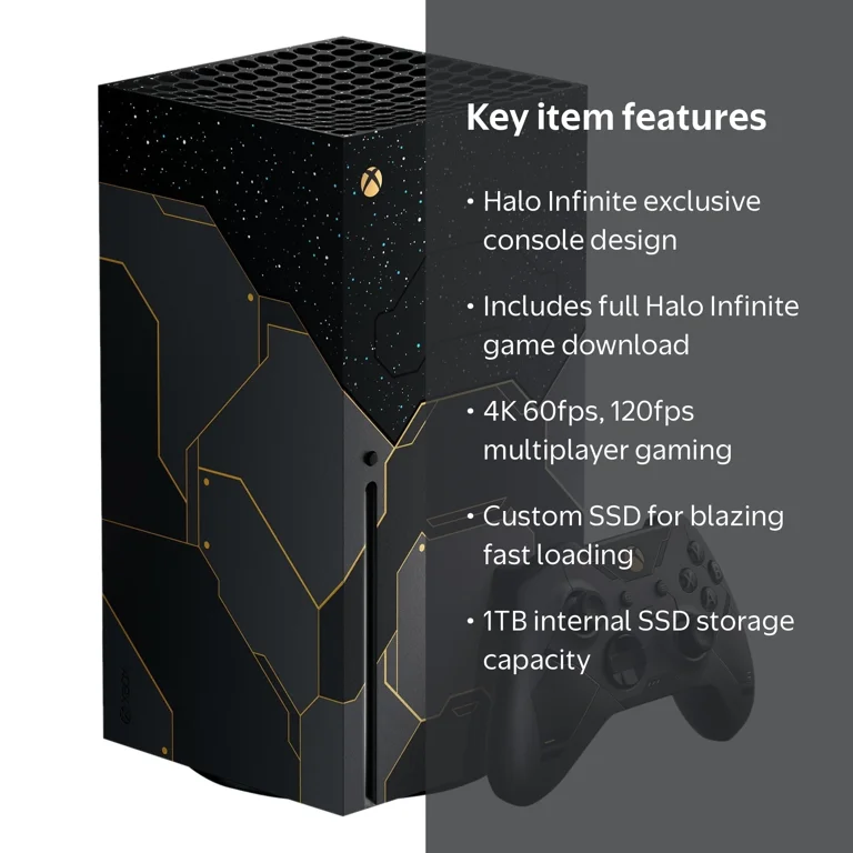 Xbox, Video Game Console, Halo Infinite Limited Edition, 4K