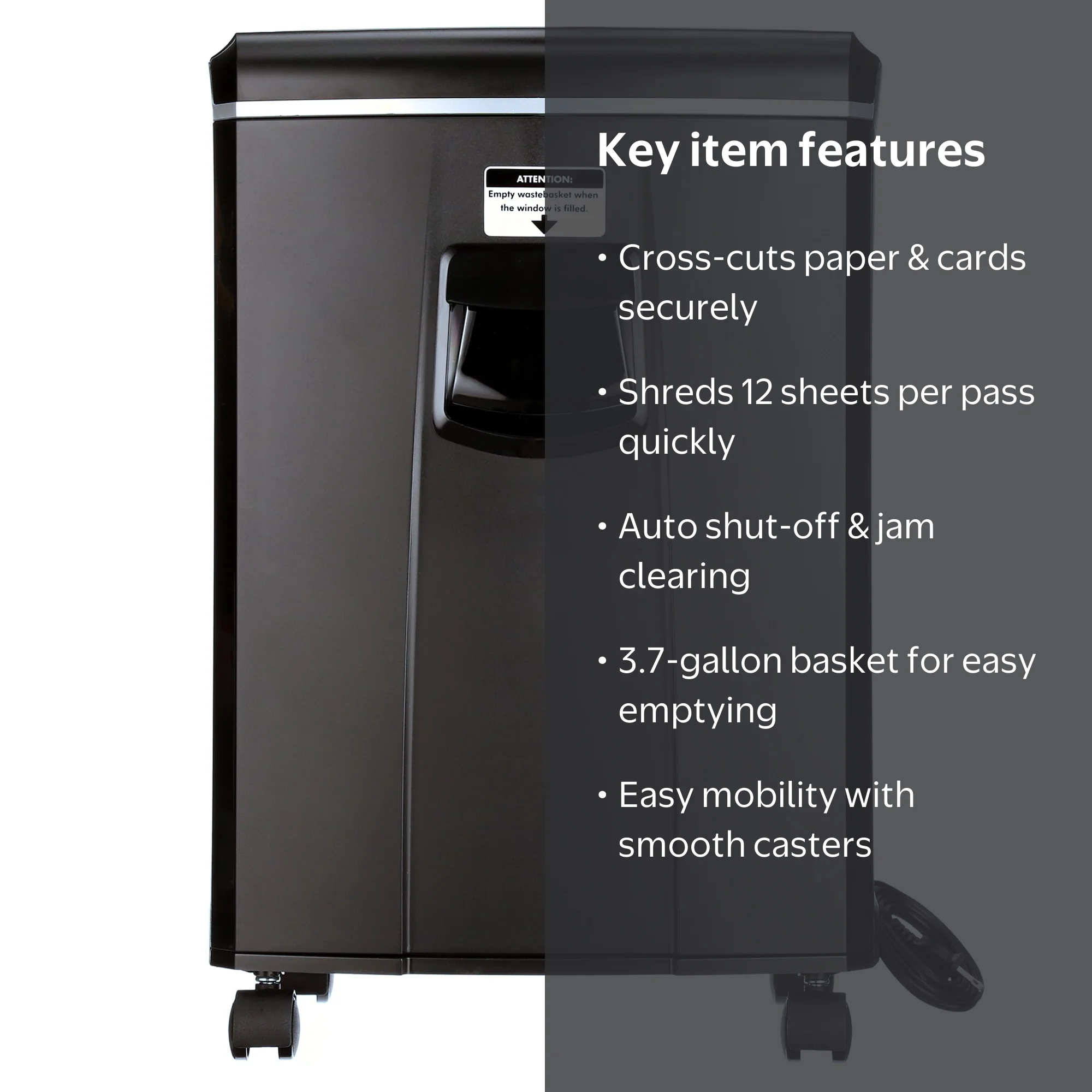 Aurora GB 12-Sheet Crosscut Paper and Credit Card Shredder with