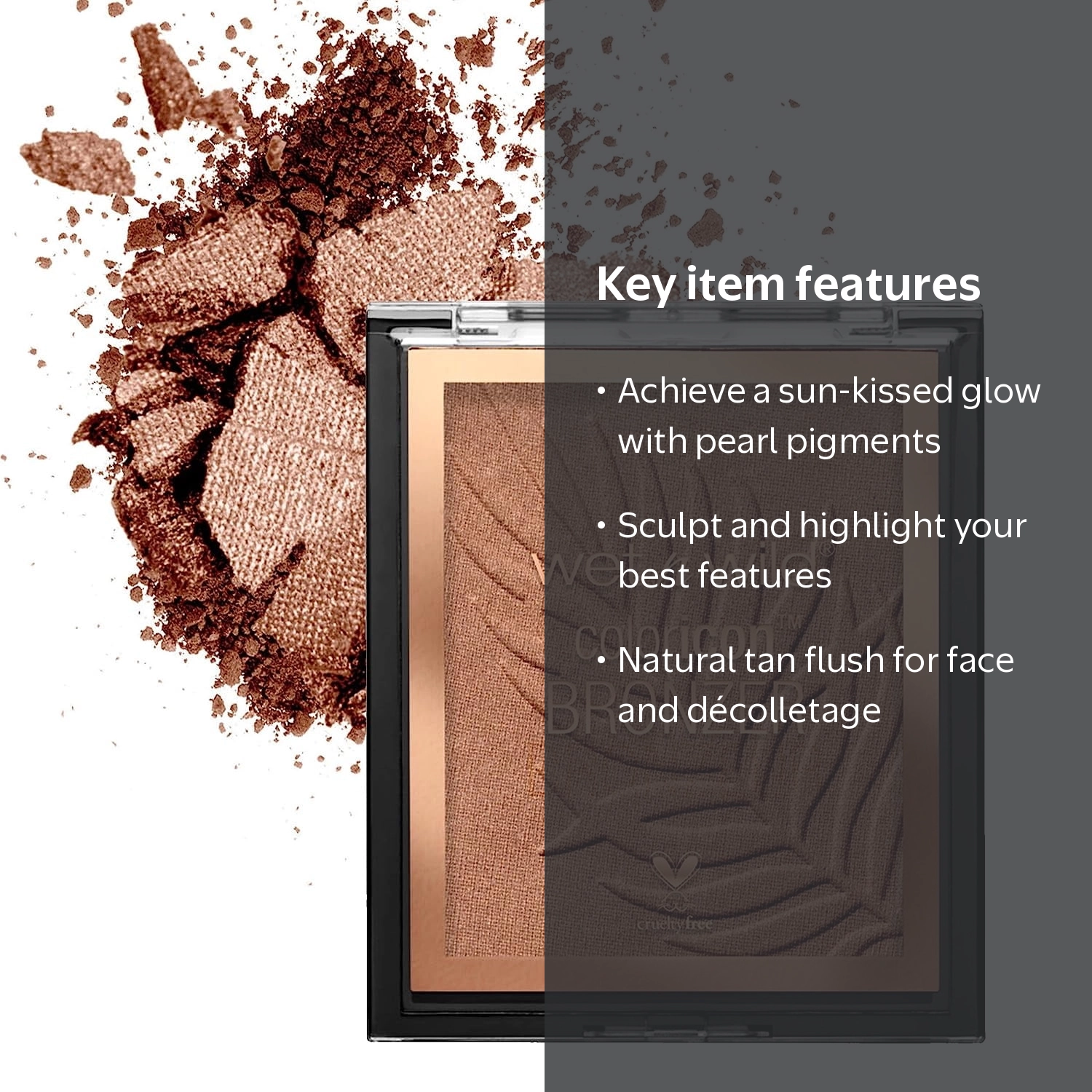Wet n Wild Color Icon Bronzer, Blendable Bronzing Makeup, Sunset