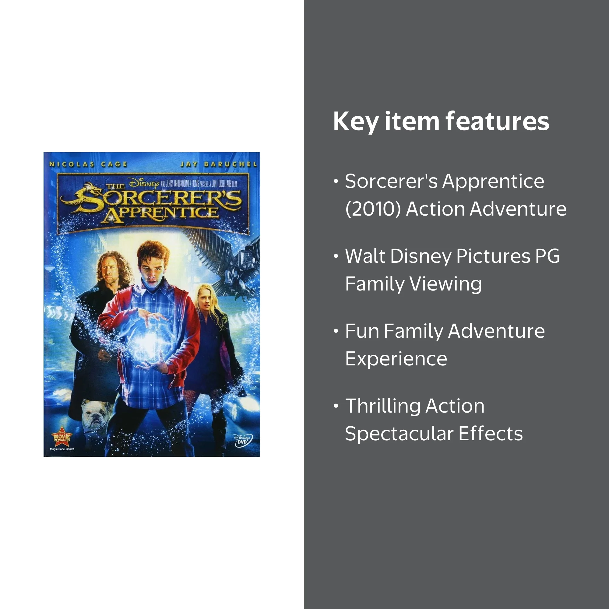 Walt Disney Video - The Sorcerer's Apprentice (2010), Action
