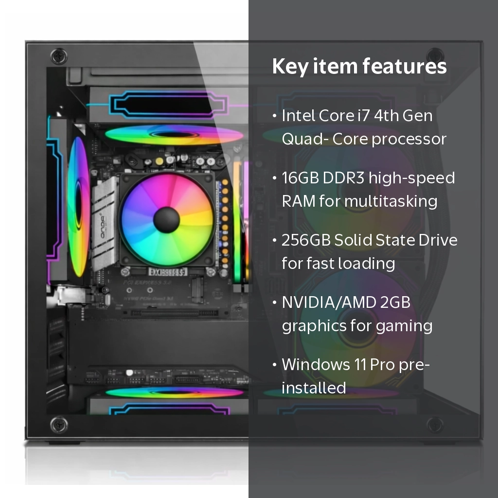 Windowsデスクトップ i7-8086K DDR4-16G NVMe256G win11 office
