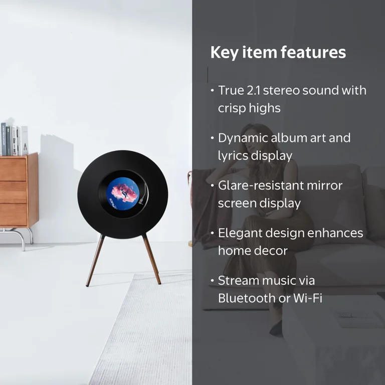MorningBlues Record Music Lyrics Speaker R1, RRK150, Visual