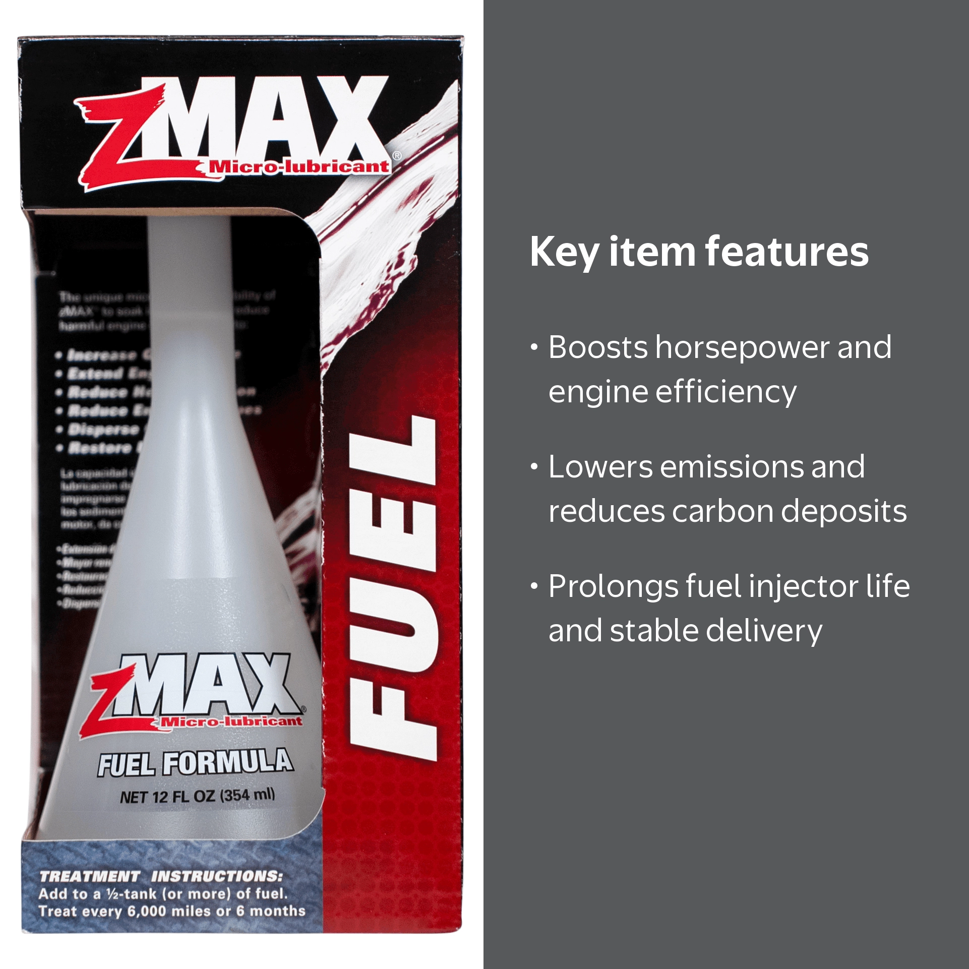 zMAX Fuel Formula, Automotive Additive, 12 fl oz bottle - Walmart.com