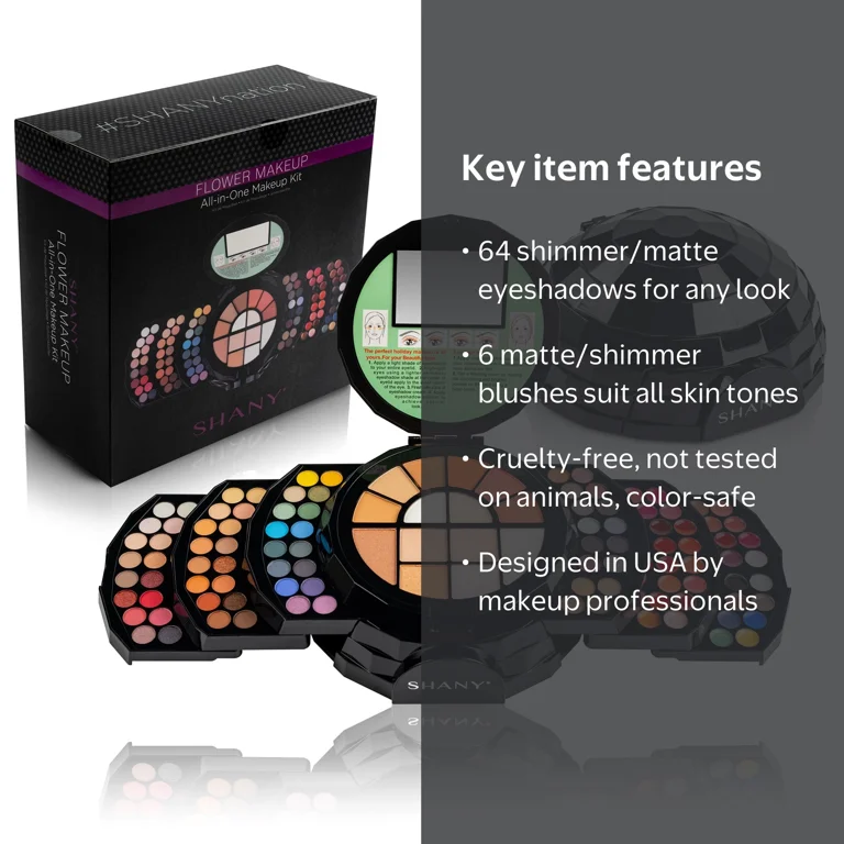 SHANY All In One FLOWERS Makeup Set - Ultimate Fancy Makeup Kit