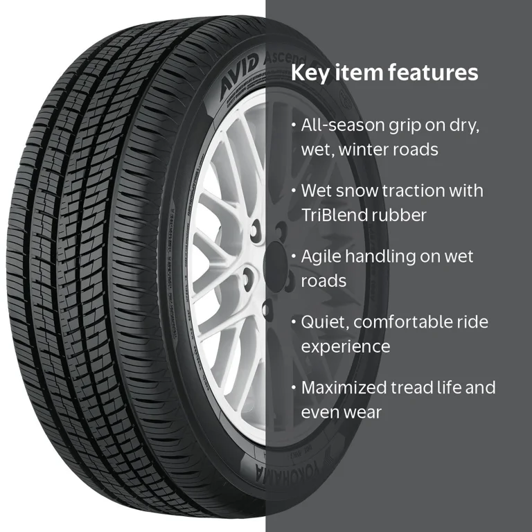 Yokohama Avid Ascend GT 205/65R16 95H All-Season Passenger Tire