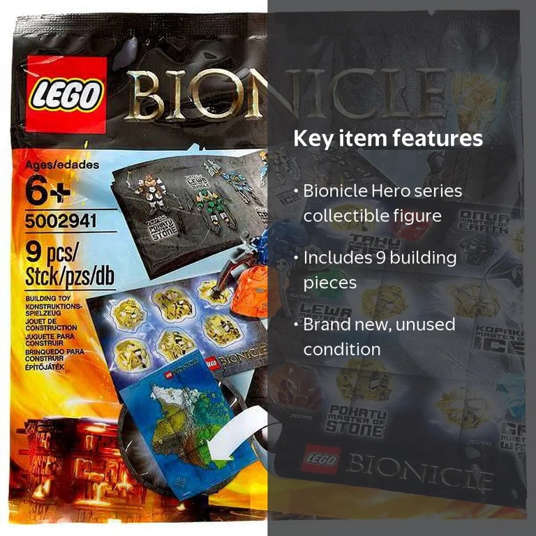 LEGO Bionicle Hero 9 Piece Building Set 5002941 - Walmart.com