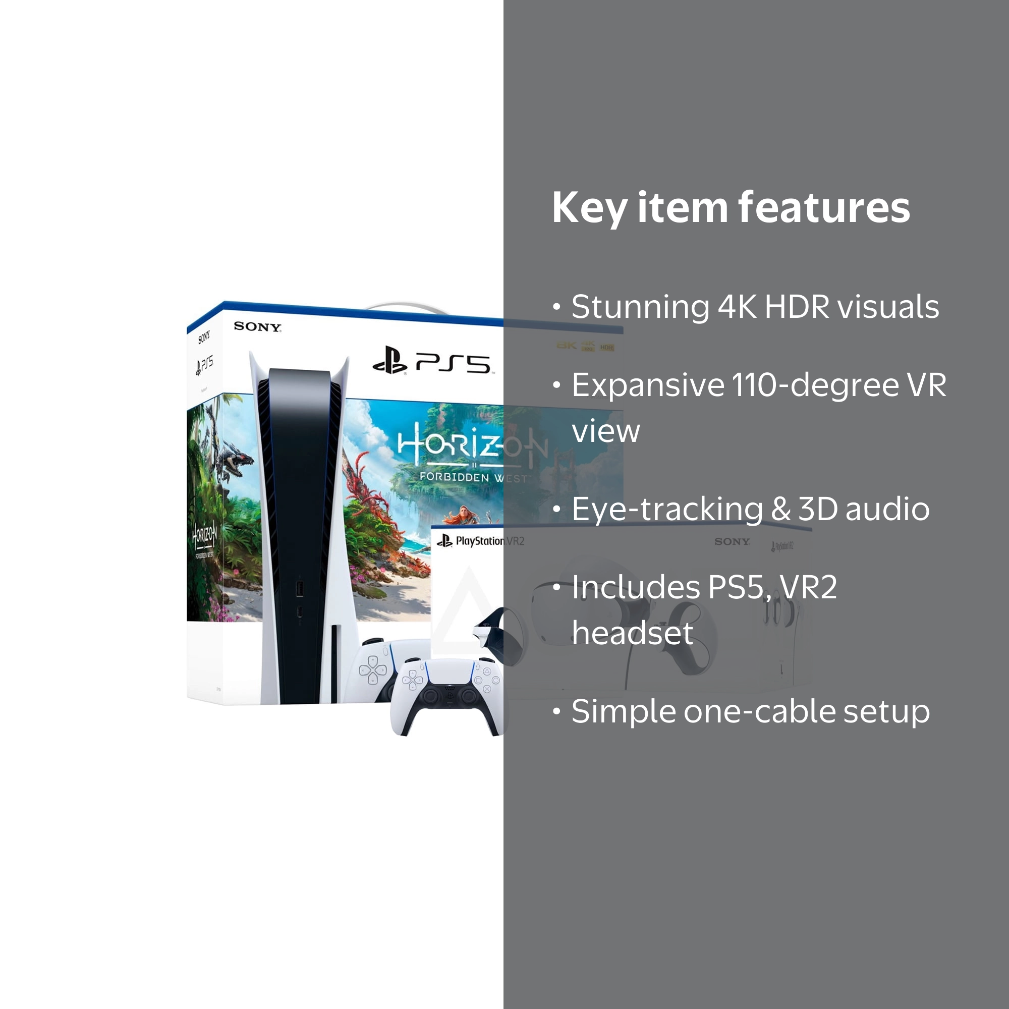 【美品】PS5 PlayStation VR2 Horizon Amazon.com: PlayStation VR2 Horizon Call of The Mountain Bundle