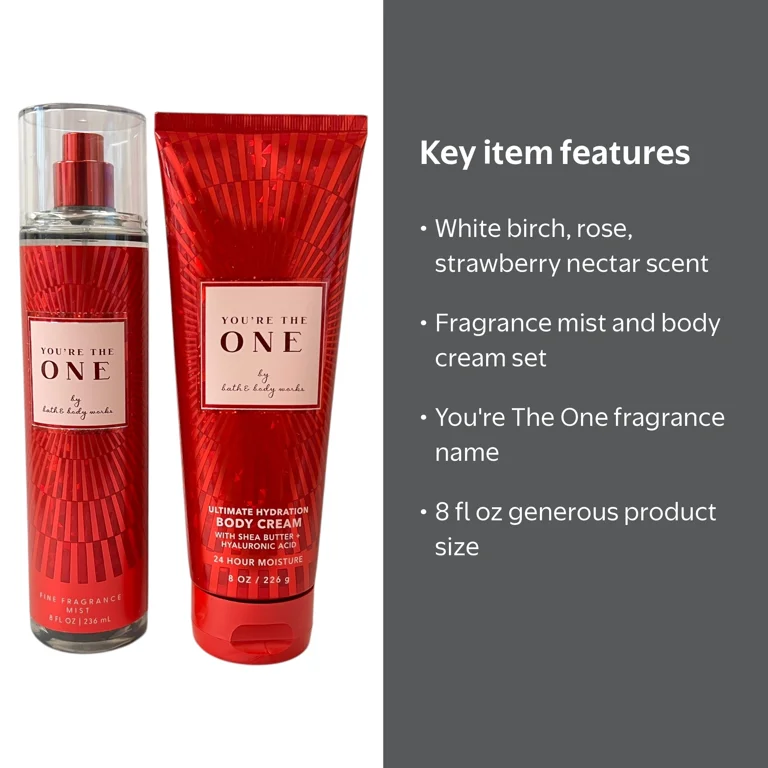 Bath & Body Works You're The One Mist & Cream Set, 8 fl oz