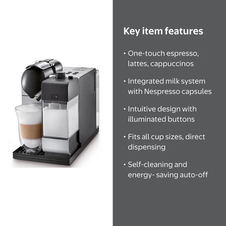 delonghi nespresso lattissima plus espresso machine - Walmart.com