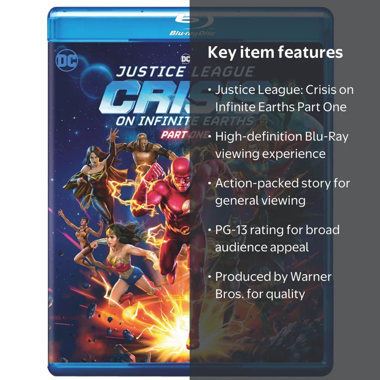 Warner Bros Justice League: Crisis on Infinite Earths Part One Blu