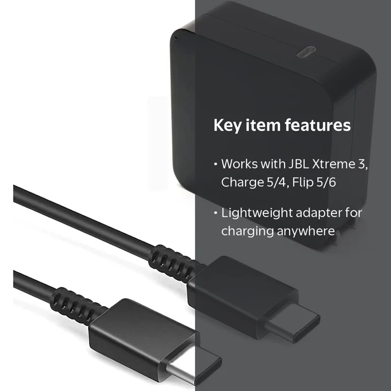 NATNO 65W USB Type C Charger, Portable Power Adapter for JBL
