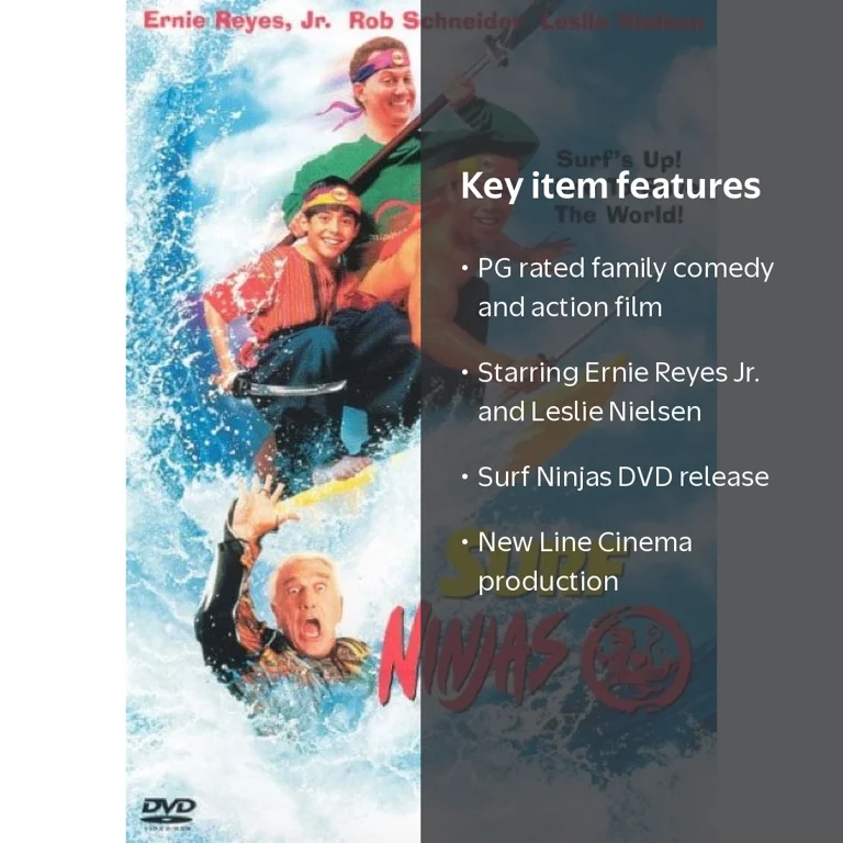SDS Surf Ninjas DVD Family Action Comedy with Brothers Johnny and