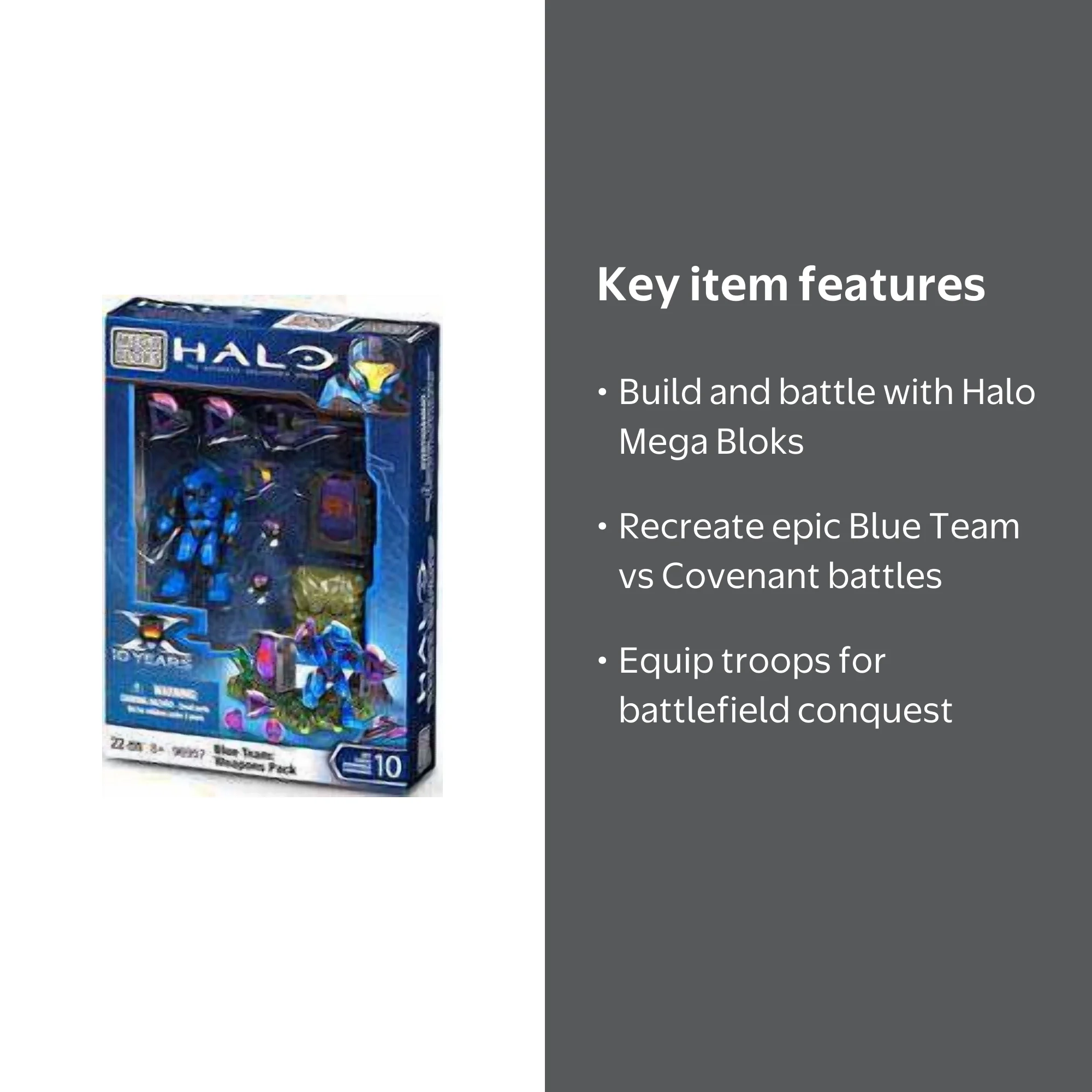 Halo Blue Team: Weapons Pack Set Mega Bloks 96957 (Covenant Elite