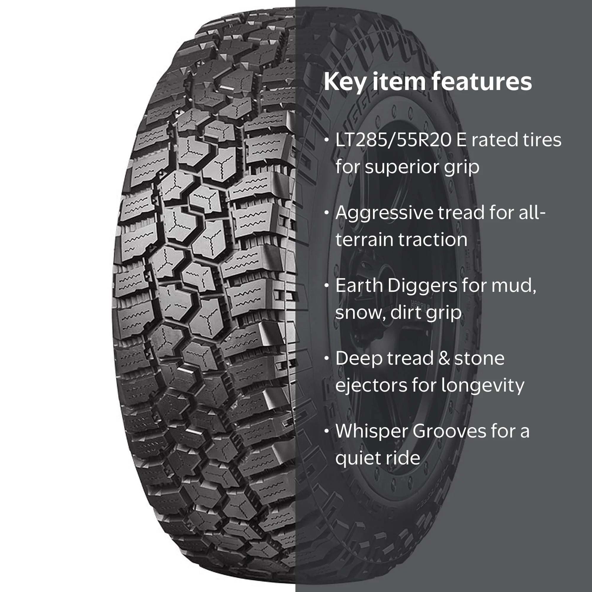 Cooper Discoverer Rugged Trek All Terrain LT285/55R20 122/119Q E