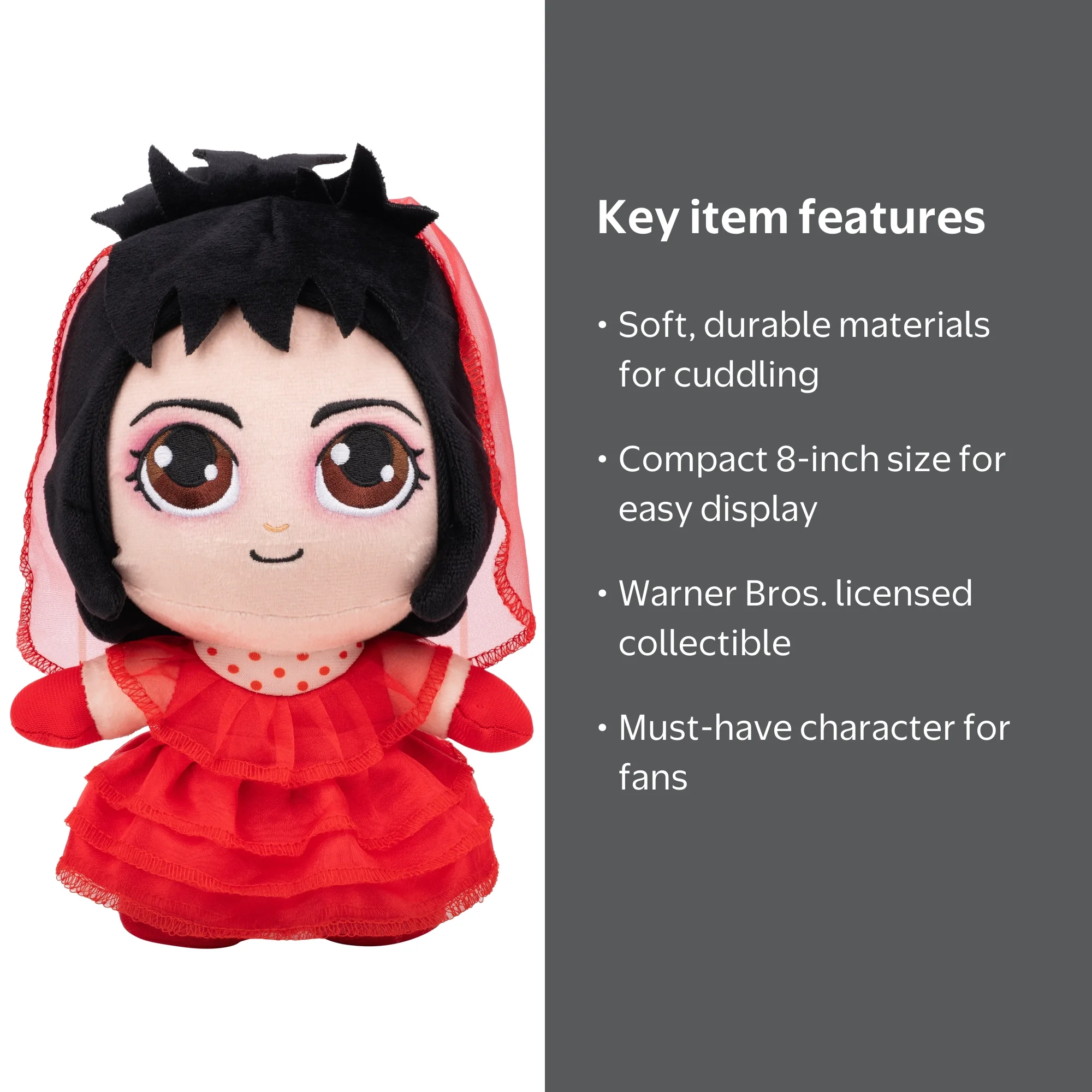 Warner Bros. 8 inch Lydia Deetz Plush from Beetlejuice - Super