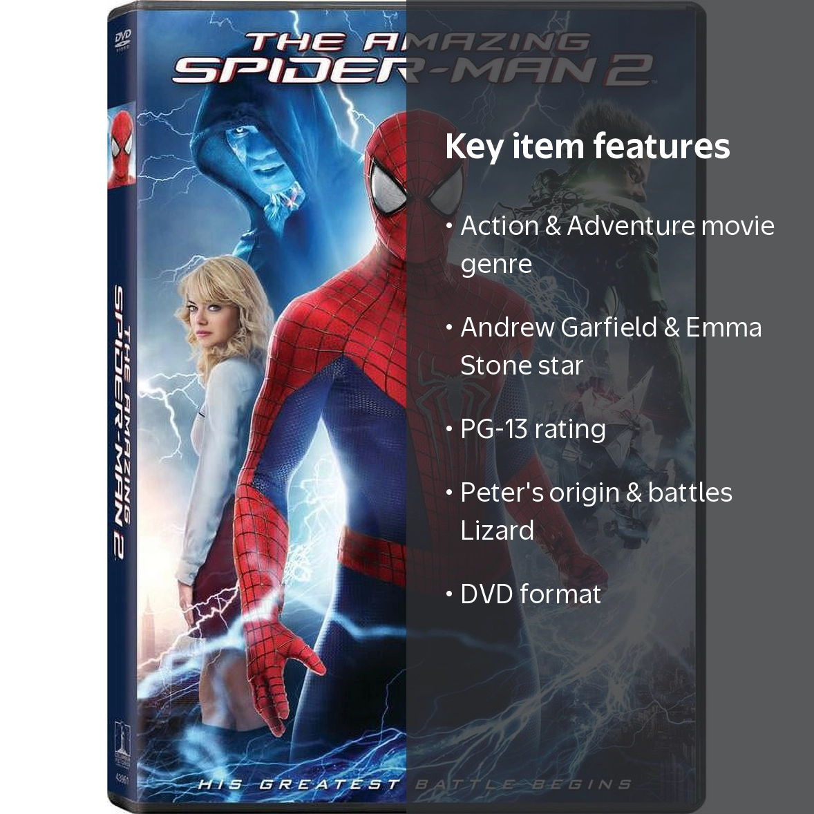 洋画・外国映画 THE AMAZING SPIDER-MAN DVD Sony, The Amazing Spider-Man, DVD, Action and Adventure - Walmart.com