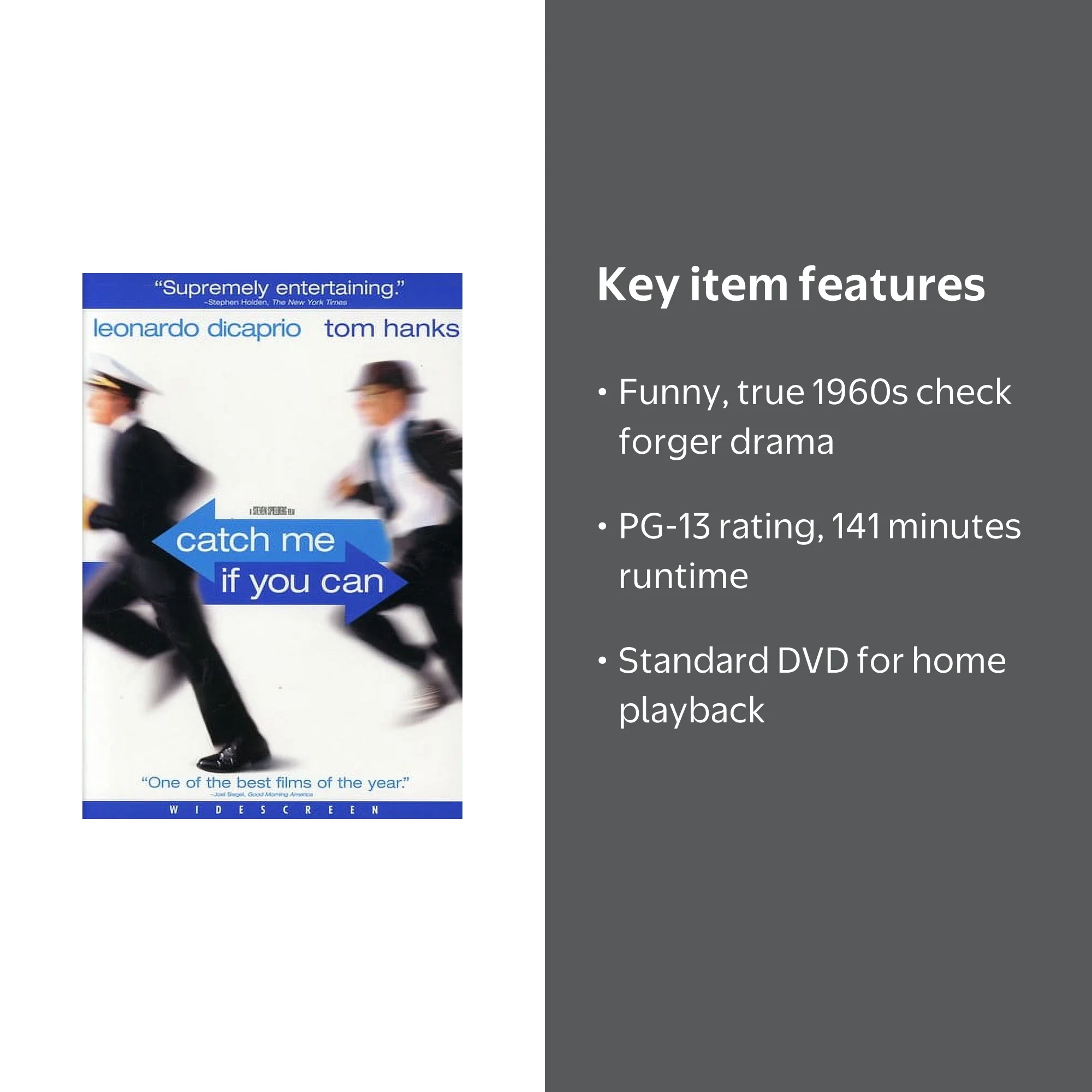 Catch Me If You Can (DVD), Dreamworks Video, Drama - Walmart.com