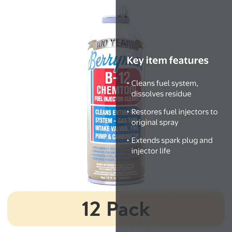 Berryman (0116-12PK) B-12 Chemtool Carburetor/Fuel Treatment and Injector Cleaner