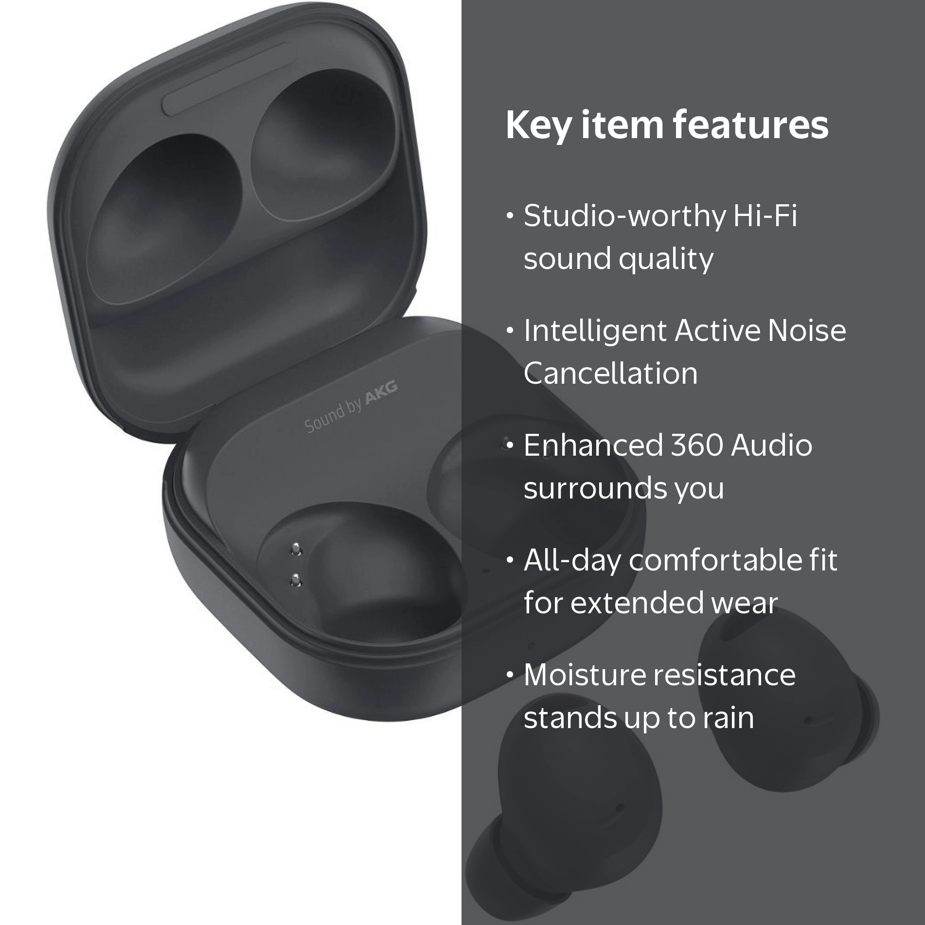 Samsung, Restored Galaxy Buds2 Pro, R510, Noise Cancelling