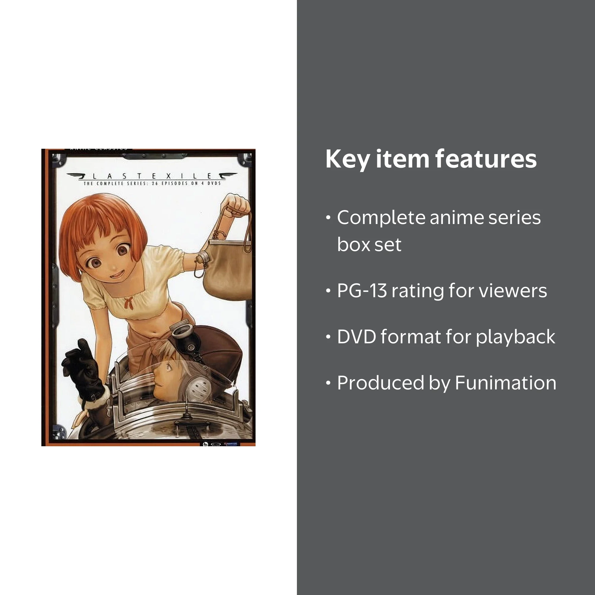 Last Exile: Complete Series - Vc, DVD, Anime, PG-13 - Walmart.com