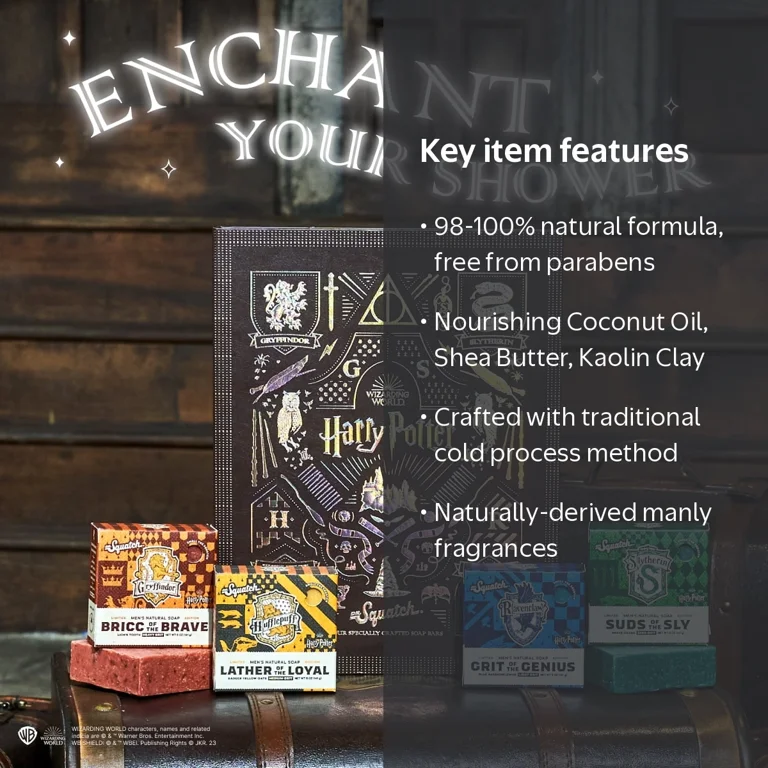Dr. Squatch Harry Potter Collection with Collector's Box - Men's